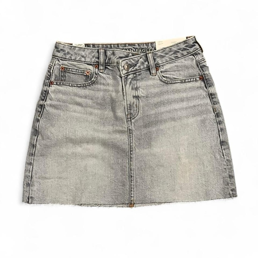 American Eagle Perfect Mini Denim Skirt High Rise Stretch NWT Size 2